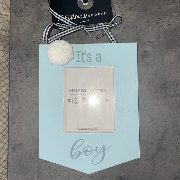 It’s a Boy photo ornament new - Picture 2 of 5